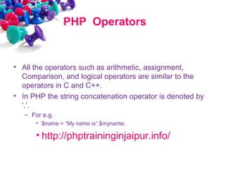 Introduction About PHP | PPT