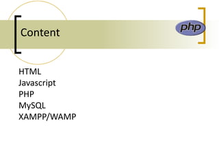 Php | PPTX | Web Development | Internet