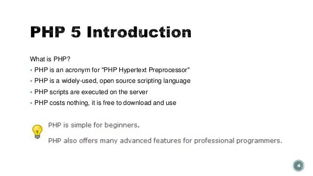 Basic of PHP Basic of PHP