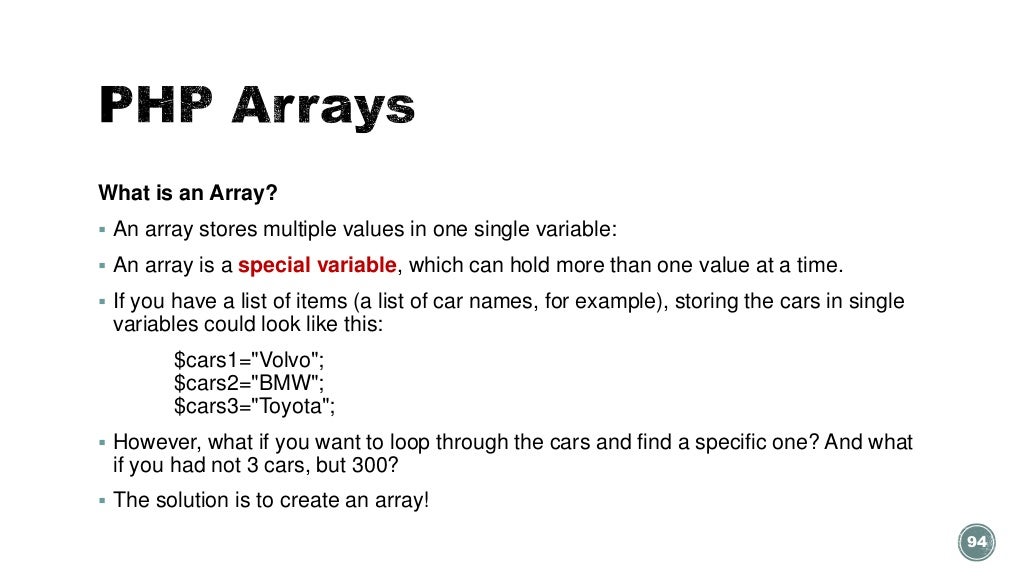 Basic of PHP