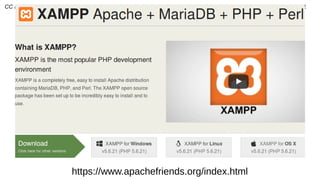 CC BY-SA luizrauber@gmail.com || fb.com/luizrauber 34/91
https://www.apachefriends.org/index.html
 