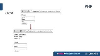 PHP
• POST
 
