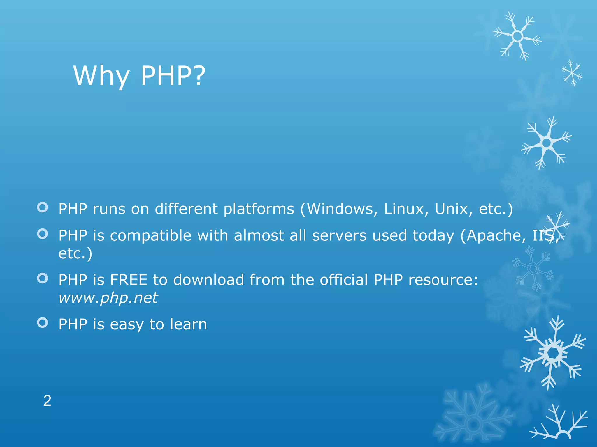 PHP - Web Development | PPT