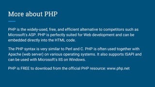 Php | PPTX