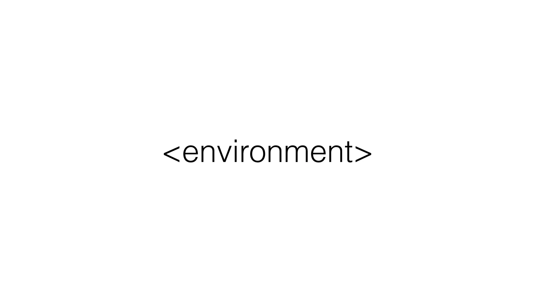 <environment>