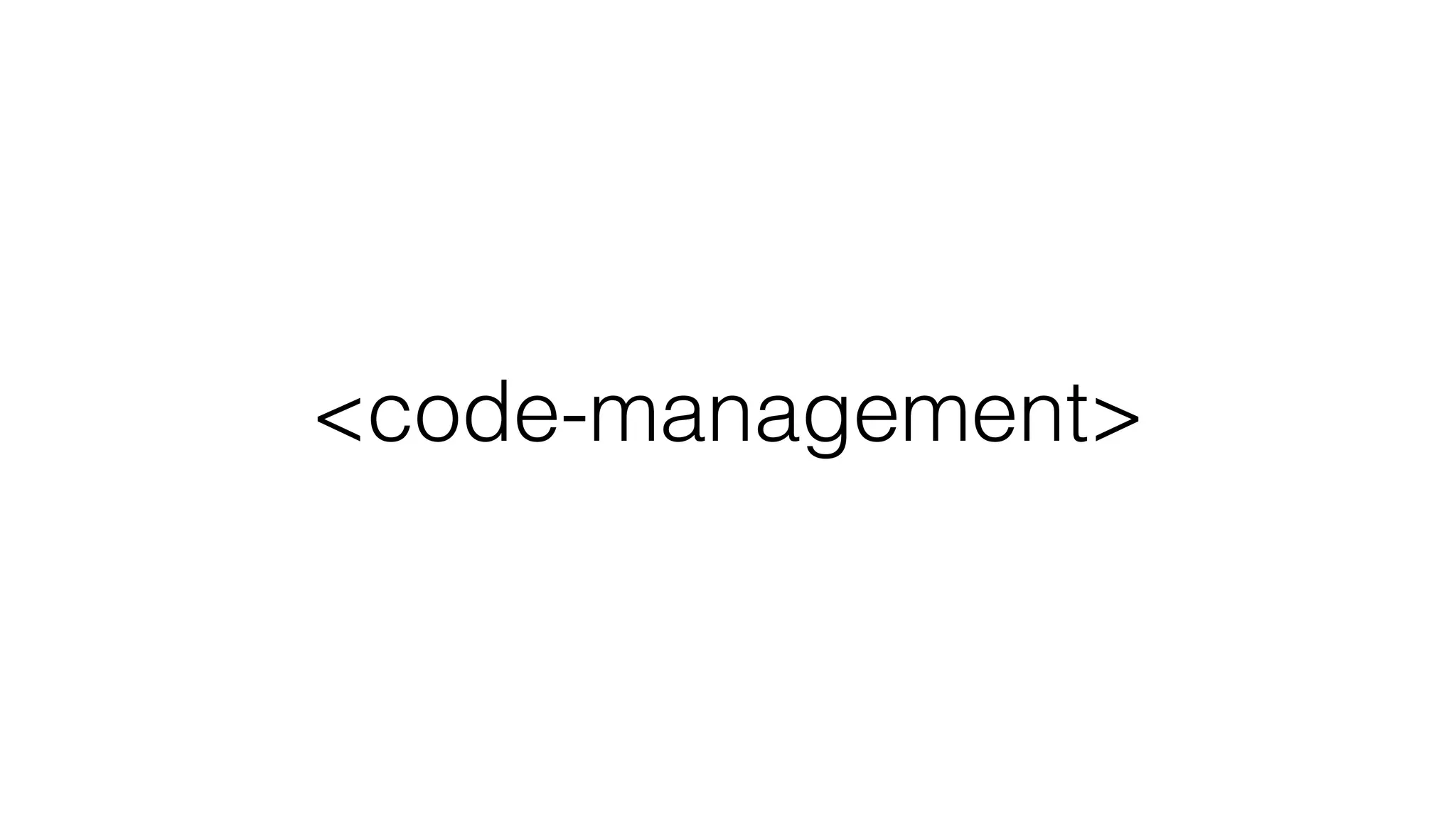 <code-management>
