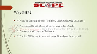 PHP.pptx is the Best Explanation of ppts | PPT