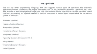 PHP BASICs Data Type ECHo and PRINT.pptx