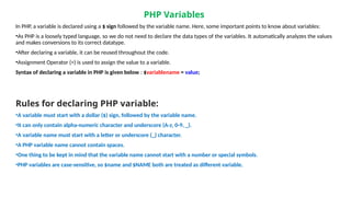 PHP BASICs Data Type ECHo and PRINT.pptx