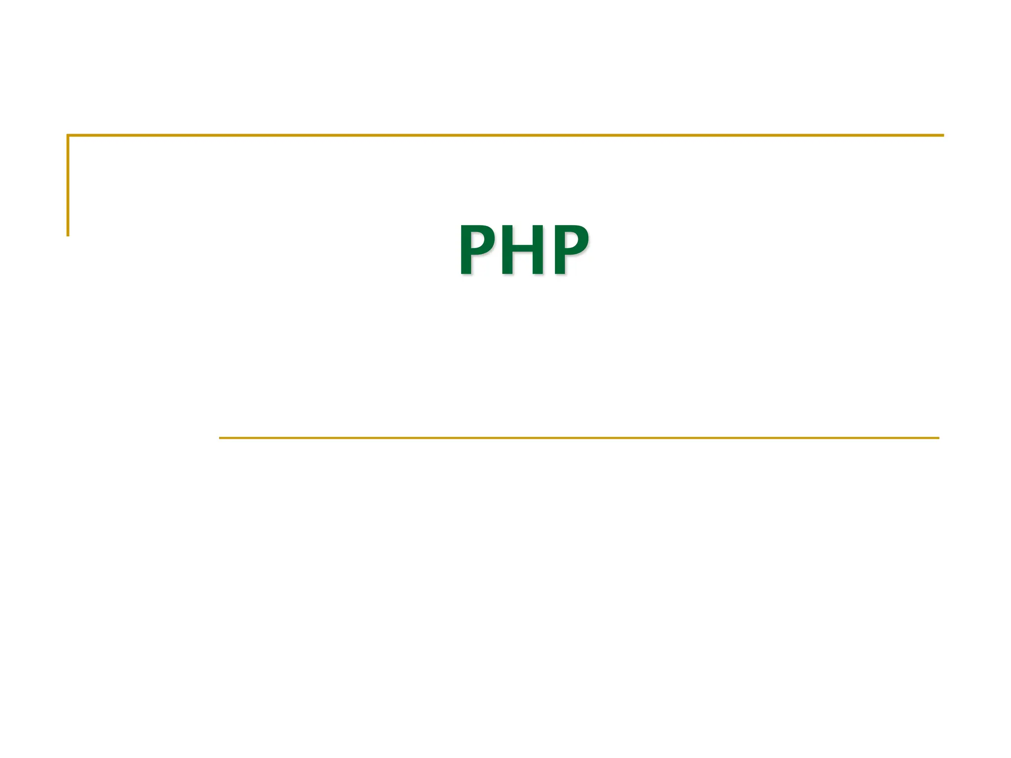 PHP 