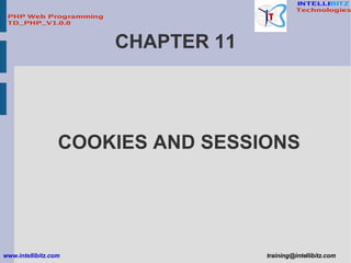 CHAPTER 11 COOKIES AND SESSIONS 