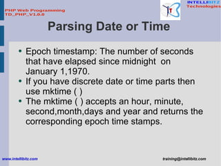 Parsing Date or Time  <ul><li>Epoch timestamp: The number of seconds that have elapsed since midnight  on January 1,1970. ...