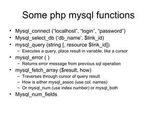 PHP and MySQL | PPT