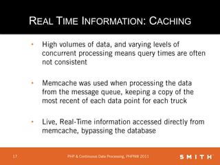 If we are processing at full capacity, surplus builds in in the message queue