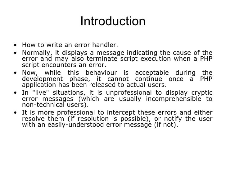 xojo error handling xojo error handling