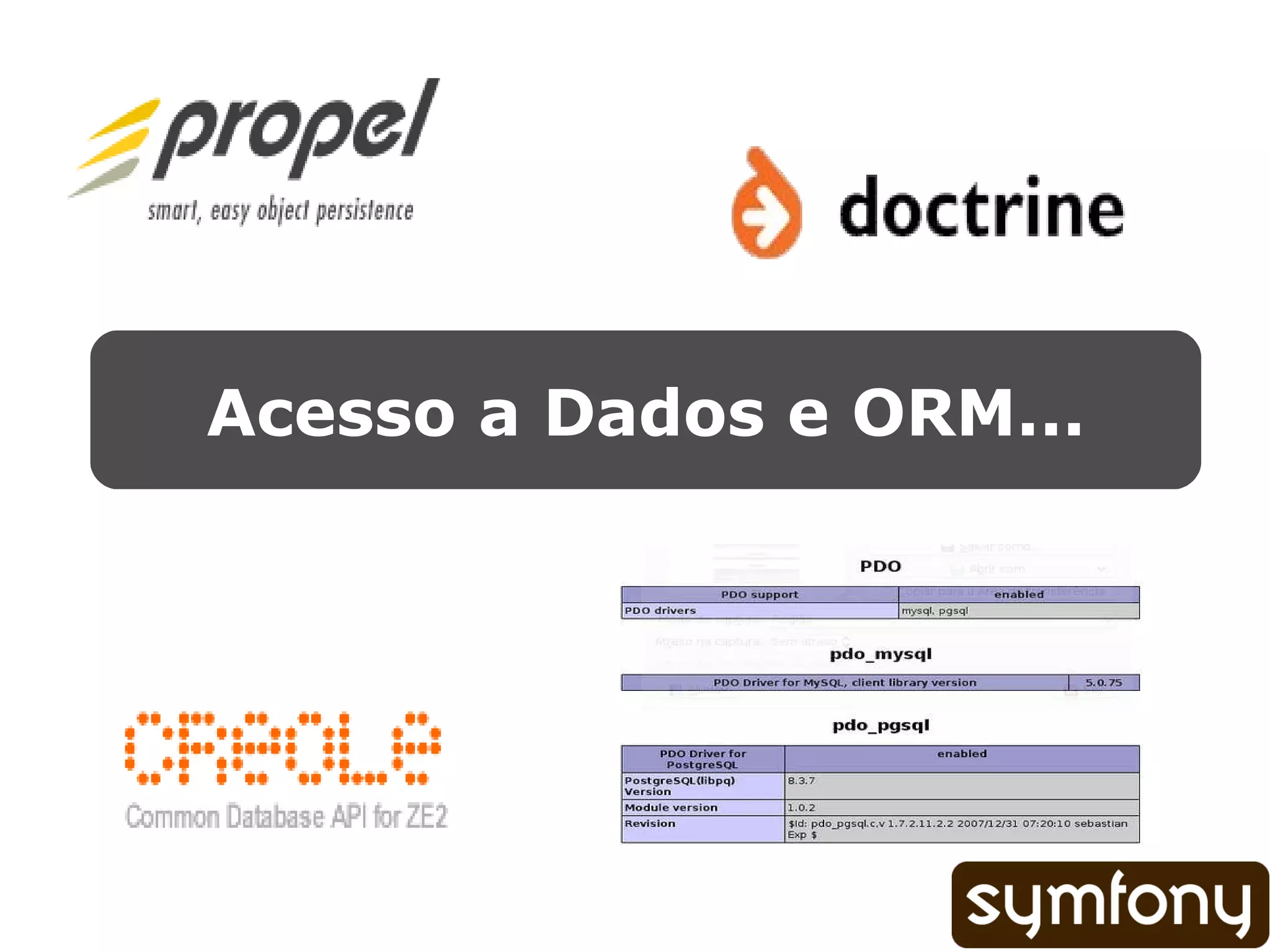 Acesso a Dados e ORM... 