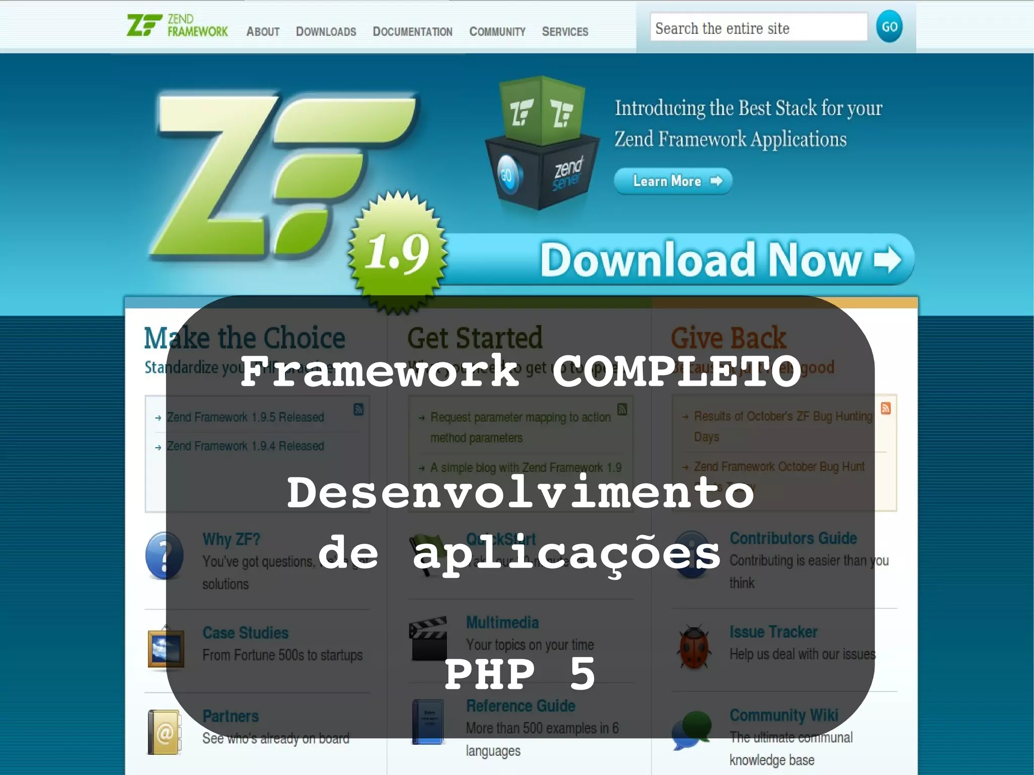 Framework COMPLETO Desenvolvimento de aplicações PHP 5 
