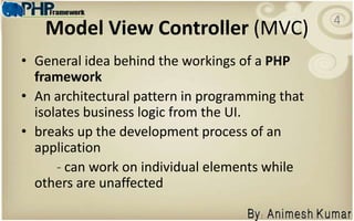 Provids a basic structure for which to build the web applications. 