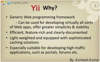 breaks up the development process of an application		- can work on individual elements while others are unaffected