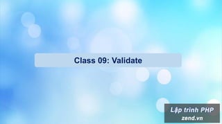 Class 09: Validate
 