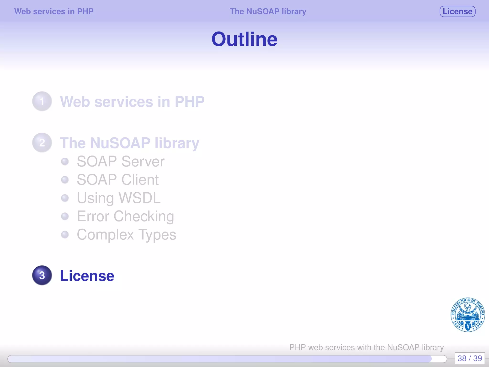 Web services in PHP using the NuSOAP library