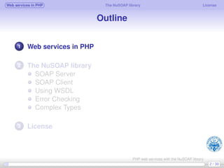 Web services in PHP using the NuSOAP library
