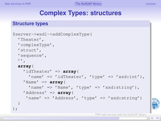 Web services in PHP using the NuSOAP library