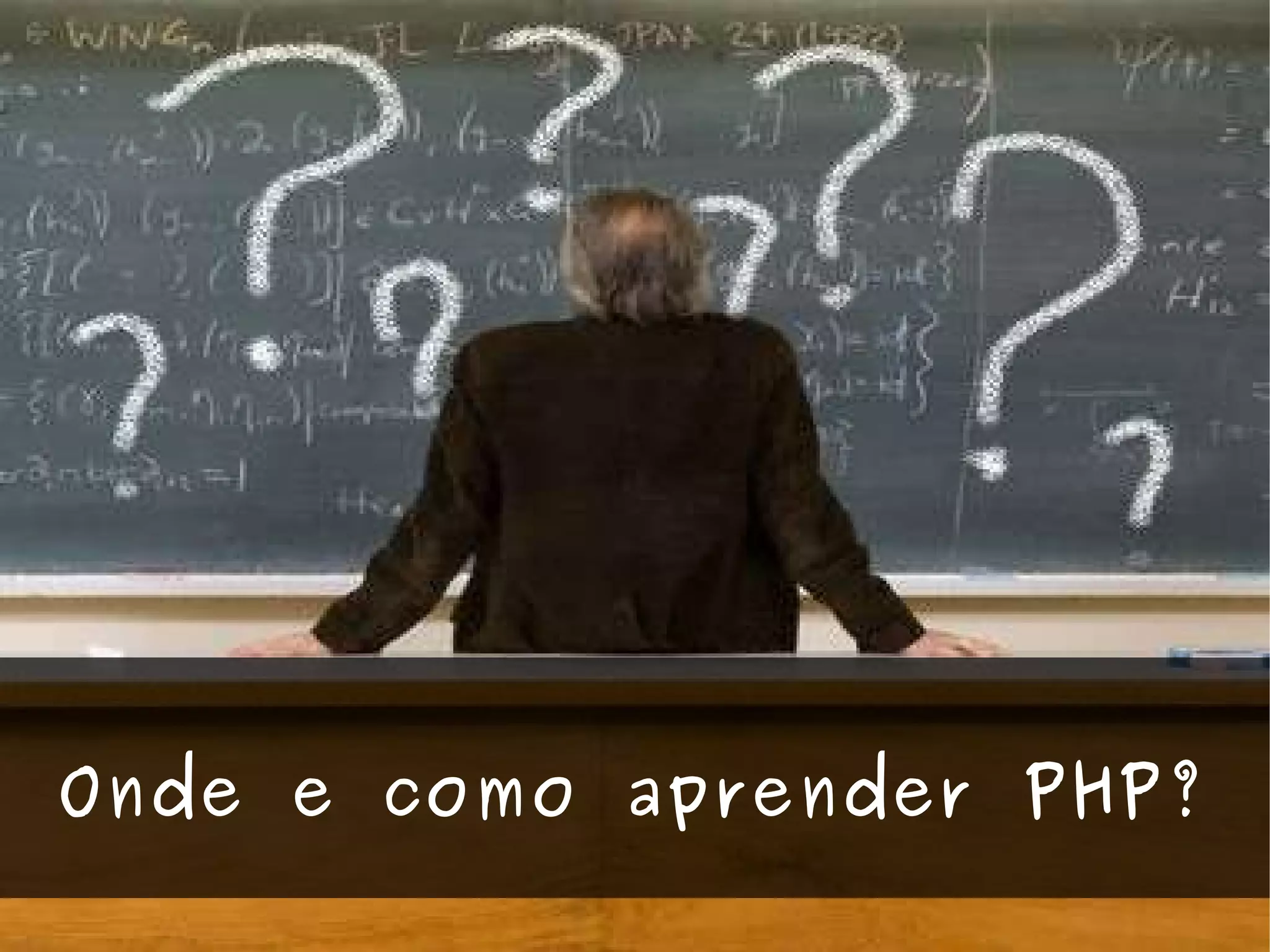 Onde e como aprender PHP? 