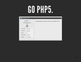 GO PHP5.GO PHP5.
22 of 43
 