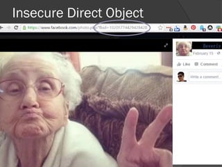 Insecure Direct Object
References
Beverly
 