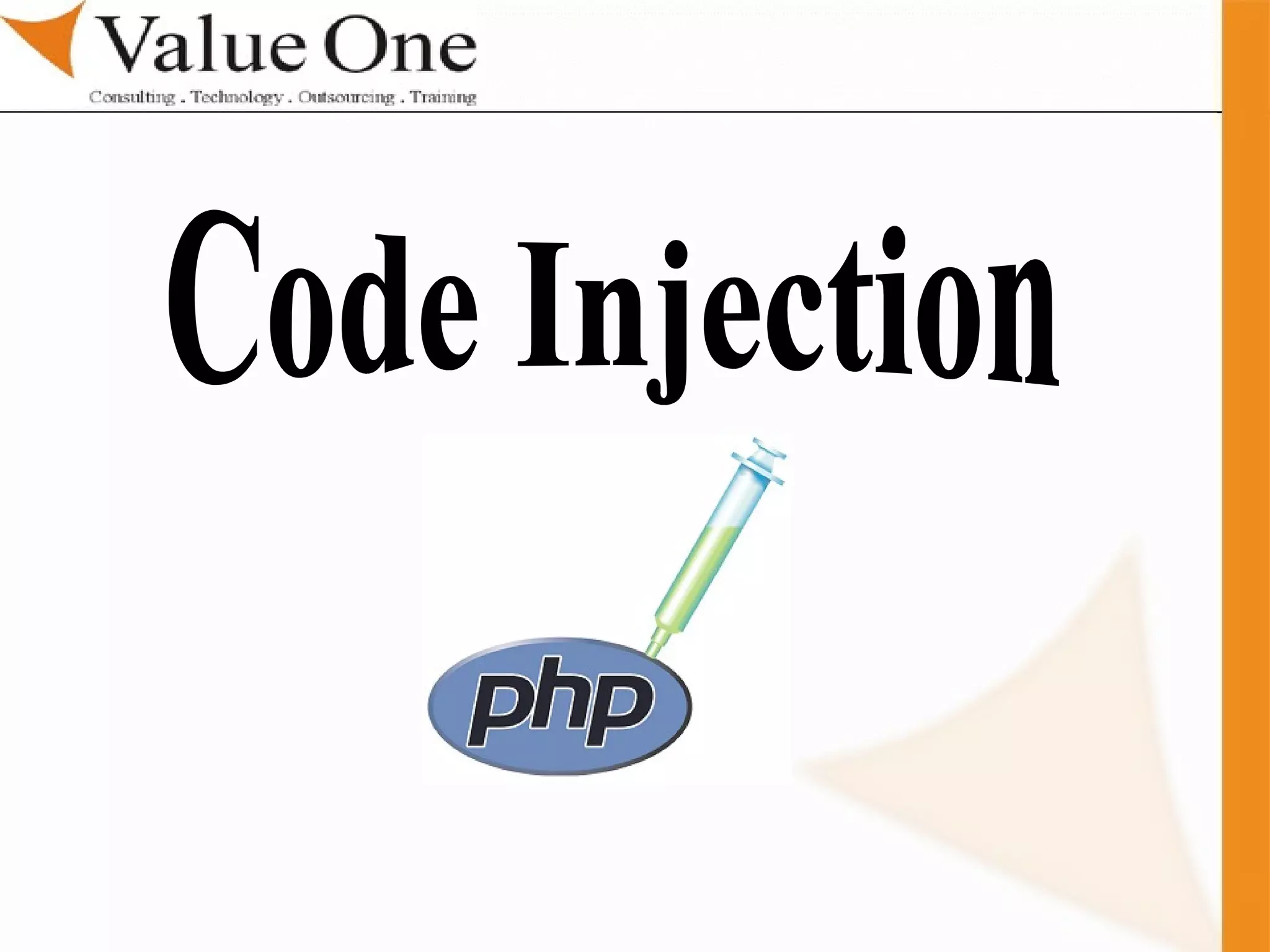 . Training Code Injection 