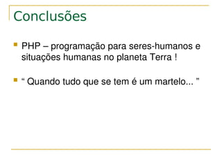 PHP - Programação para seres humanos