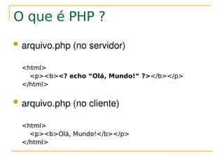PHP - Programação para seres humanos