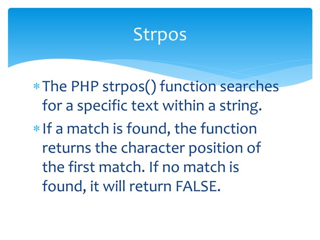 String Manipulation in PHP | PPT