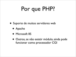 PHP - Uma Pequena Introducao