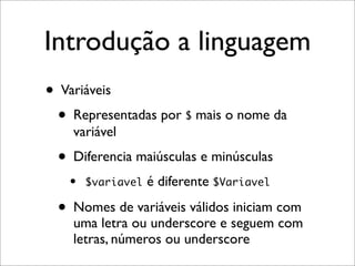 PHP - Uma Pequena Introducao