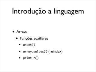 PHP - Uma Pequena Introducao