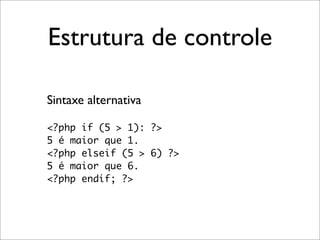 PHP - Uma Pequena Introducao