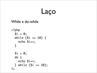 PHP - Uma Pequena Introducao