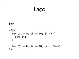 PHP - Uma Pequena Introducao