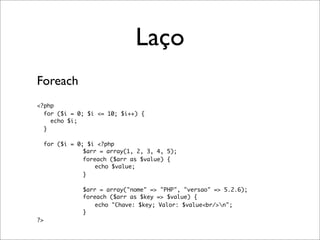 PHP - Uma Pequena Introducao
