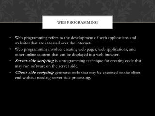 WEB PROGRAMMING USING PHP-Unit1-INTRODUCTION.pdf