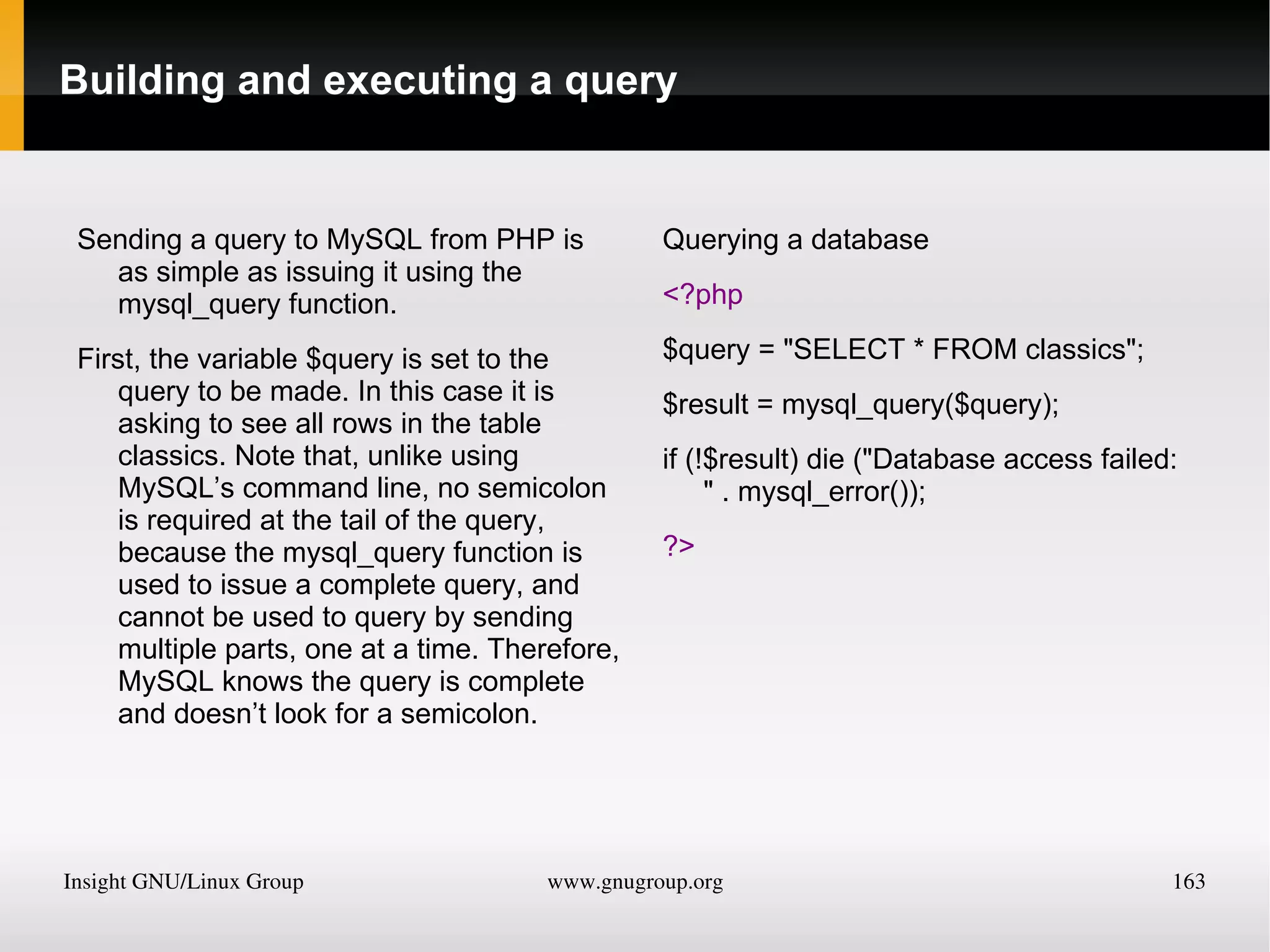 An expression and a statement 