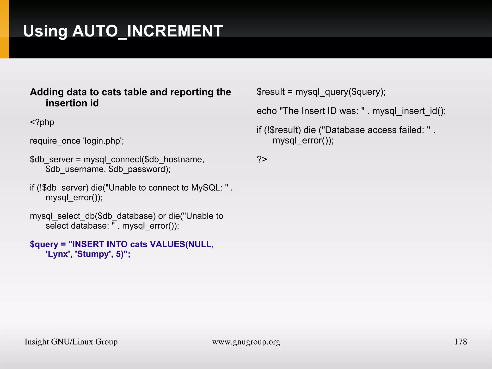 A ssigning a value and testing for equality 