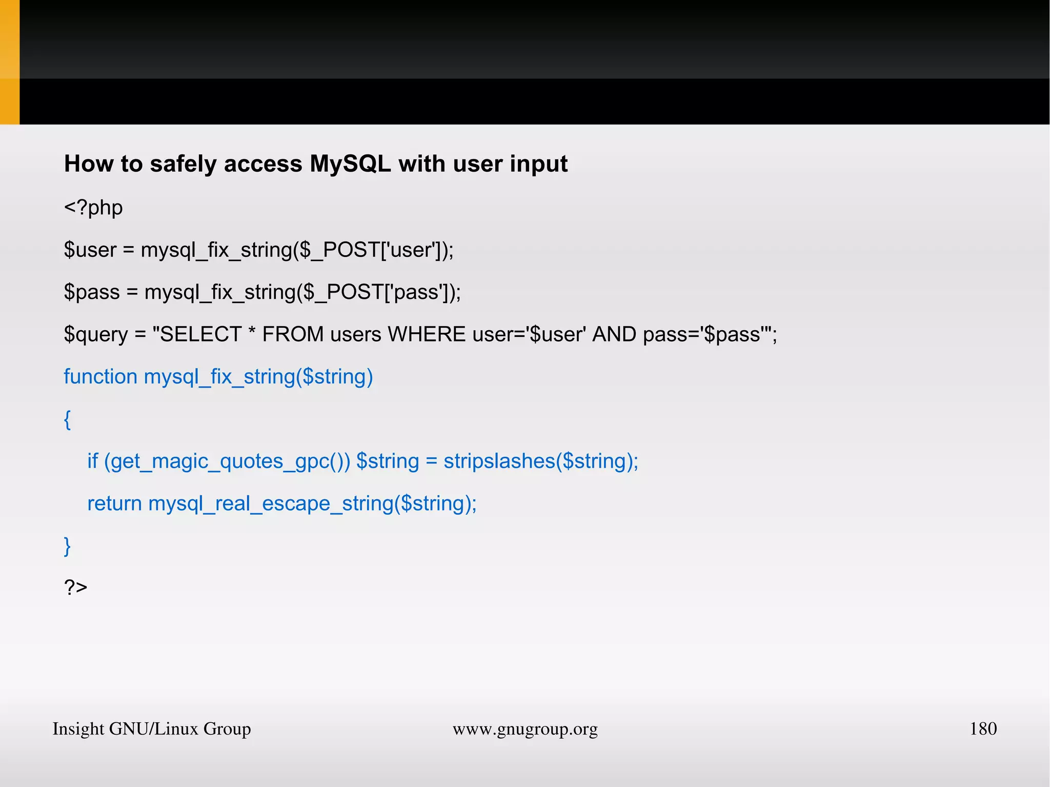 $month = &quot;March&quot;; 