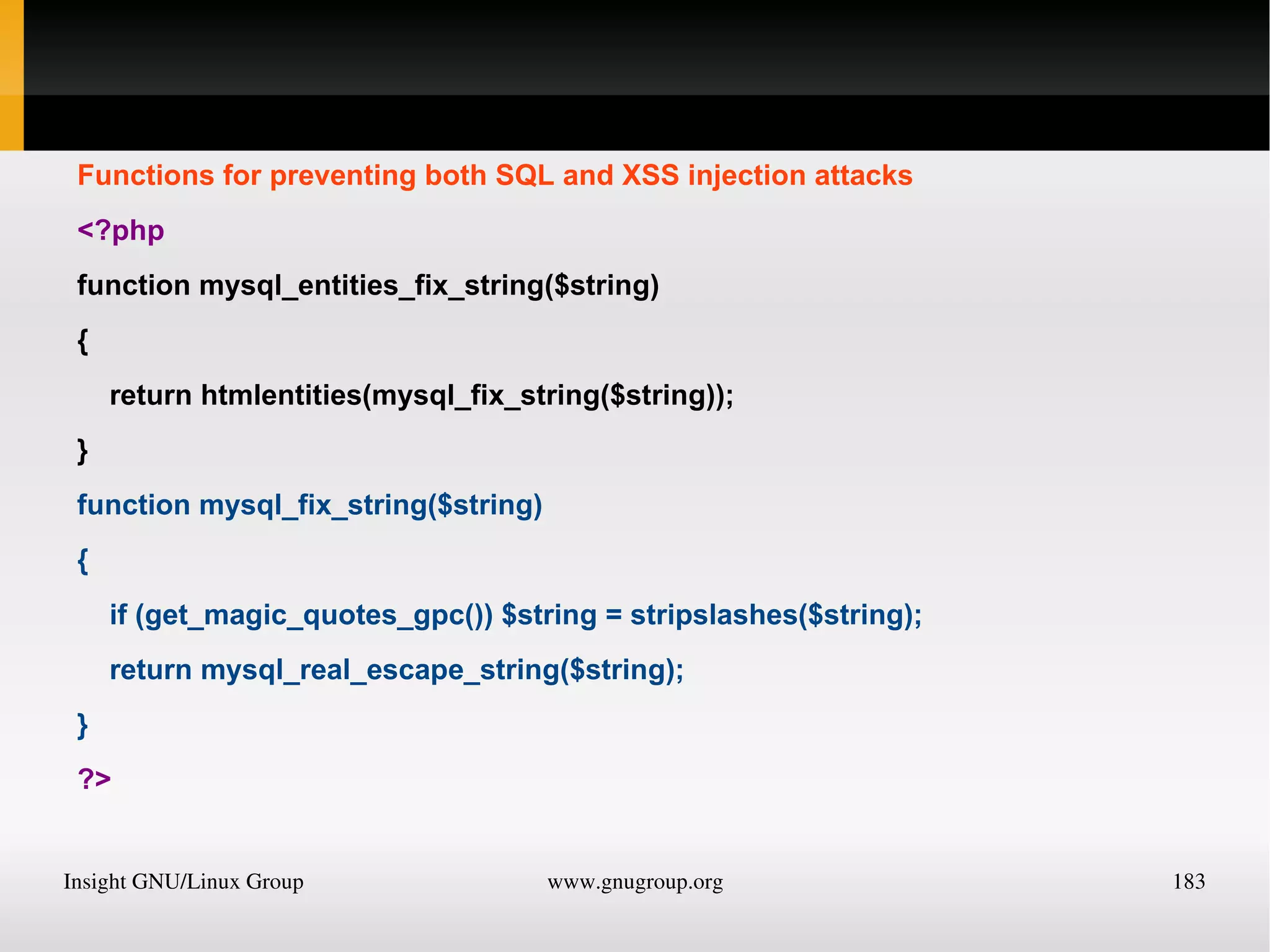 Any strings composed entirely of numbers will be converted to numbers whenever compared with a number. The equality and identity operators <?php $a = &quot;1000&quot;; $b = &quot;+1000&quot;; if ($a == $b) echo &quot;1&quot;; if ($a === $b) echo &quot;2&quot;; ?> if you run the example, you will see that it outputs the number 1, which means that the first if statement evaluated to TRUE. This is because both strings were first converted to numbers, and 1000 is the same numerical value as +1000. 