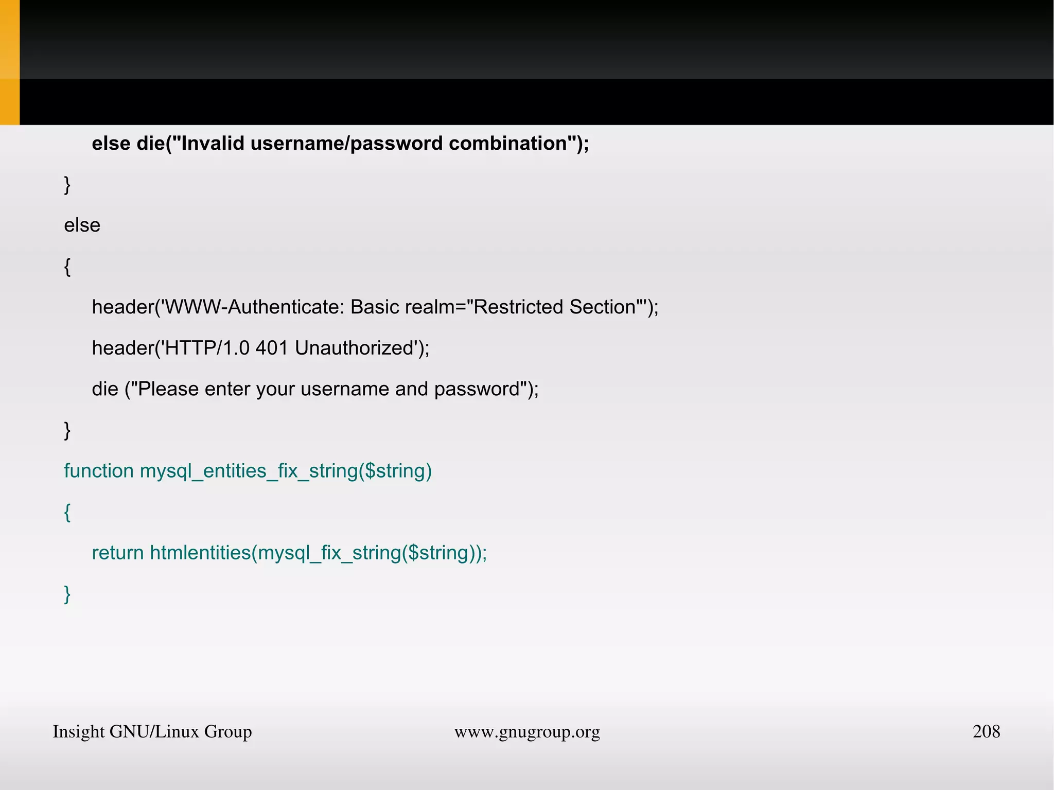 echo !$a . &quot;<br />&quot;; 