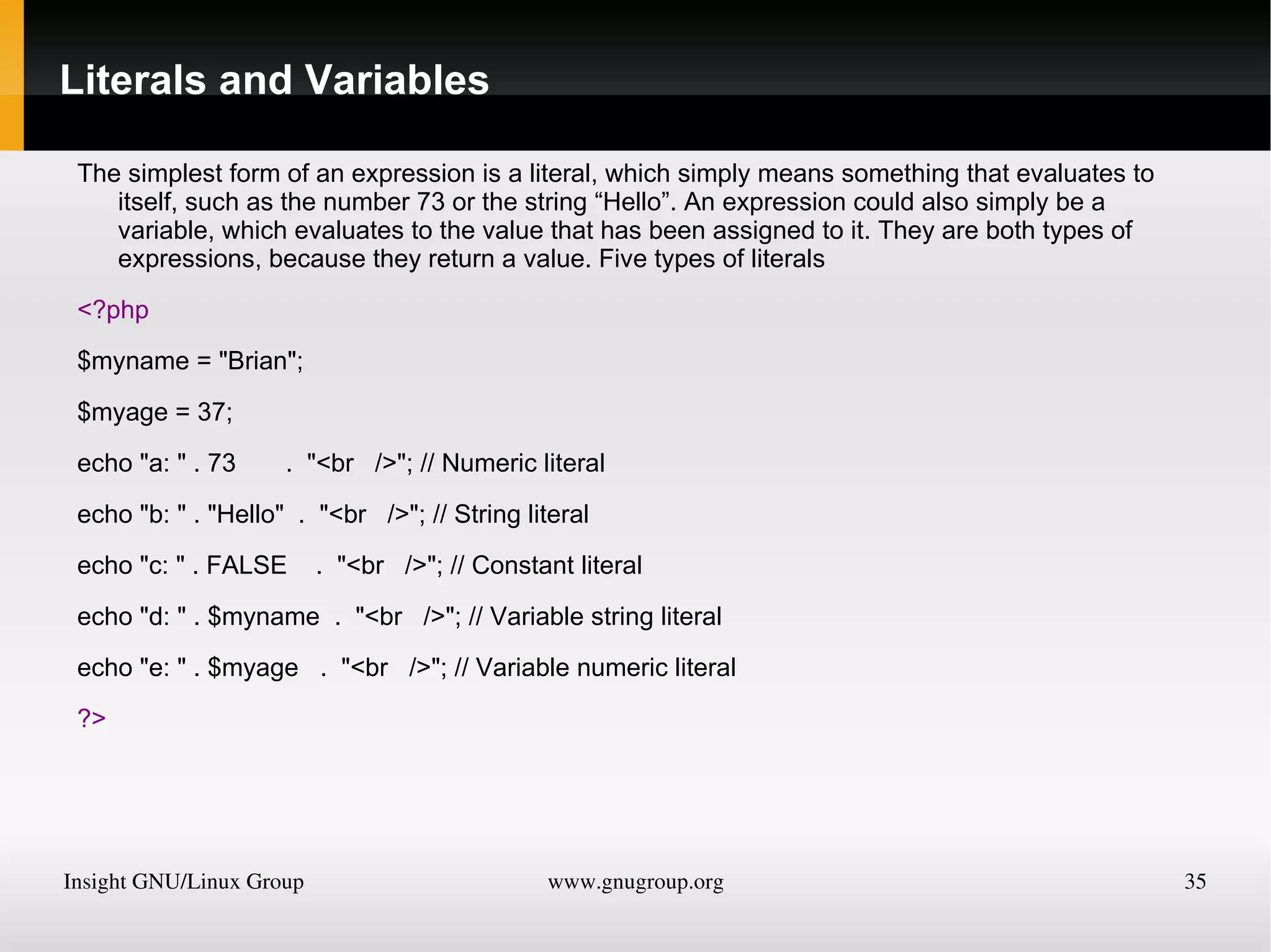 echo $oxo[1][2]; As an example of a two-dimensional array, let’s say we want to keep track of a game of tic-tac-toe, which requires a data structure of nine cells arranged in a 3×3 square. 