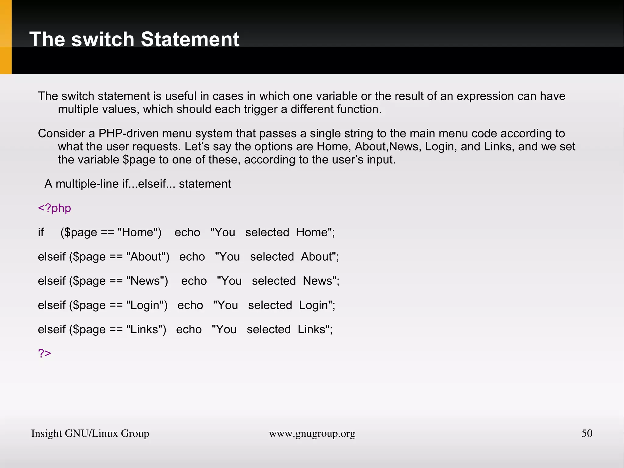 variable = variable. 