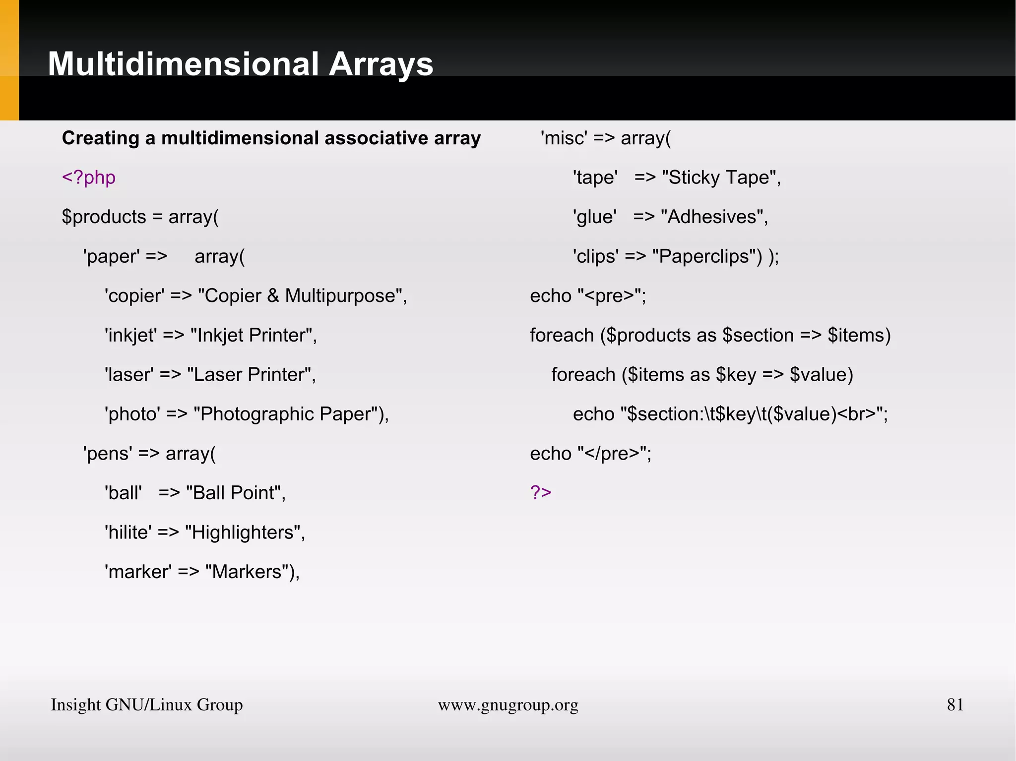 Then, to read the contents of the variable you just refer to it like a regular variable (but it isn’t preceded by a dollar sign): 